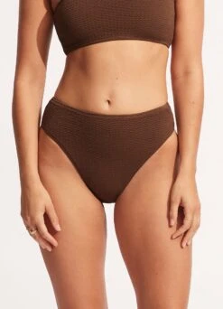 Sea Dive High Rise Pant - Tiramisu 9 Sea Dive High Rise Pant - Tiramisu -Outlet Seafolly Store 40609 861 Tiramisu 3