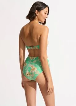 Eden High Waisted Bikini Bottom - Mint 11 Eden High Waisted Bikini Bottom - Mint -Outlet Seafolly Store 40646 070 Mint 6