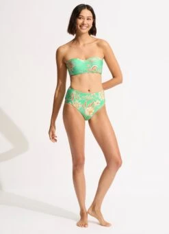 Eden High Waisted Bikini Bottom - Mint 13 Eden High Waisted Bikini Bottom - Mint -Outlet Seafolly Store 40646 070 Mint 8
