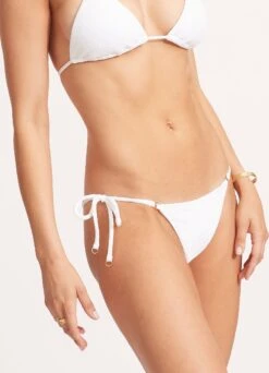 Sea Dive Tie Side Rio Pant - White 12 Sea Dive Tie Side Rio Pant - White -Outlet Seafolly Store 40651 861 White 4