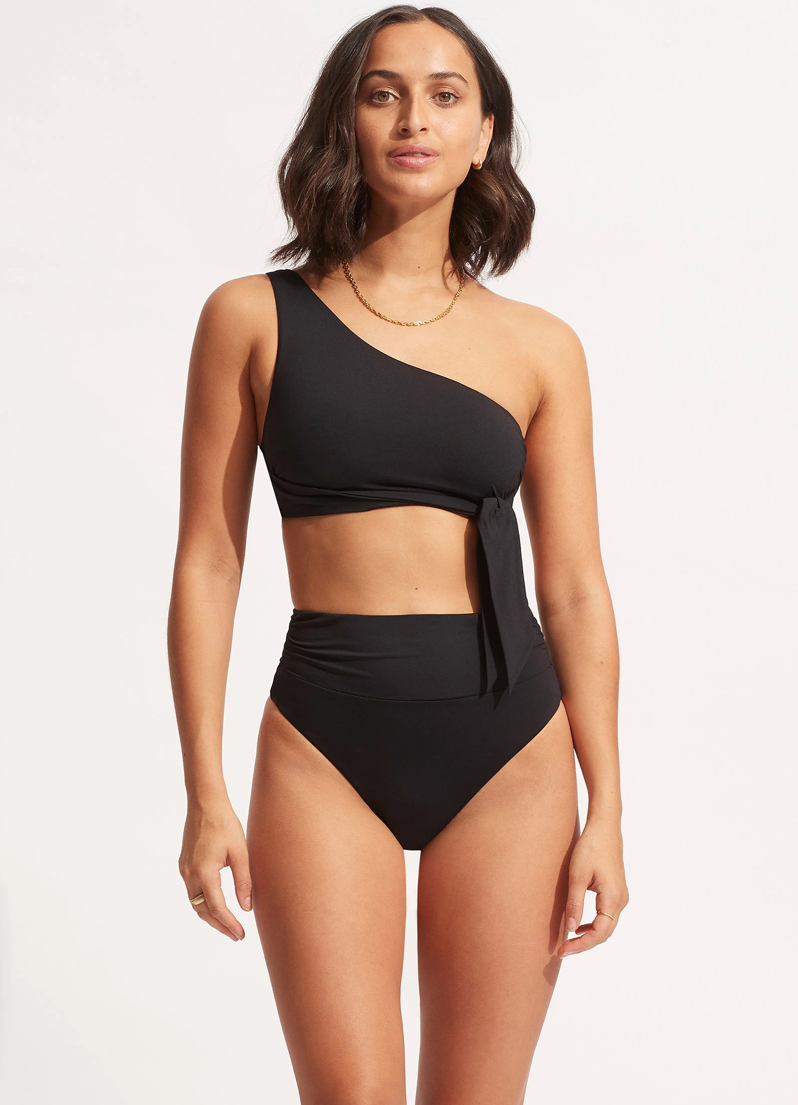 Seafolly Collective High Cut Rio - Black 3 Seafolly Collective High Cut Rio - Black