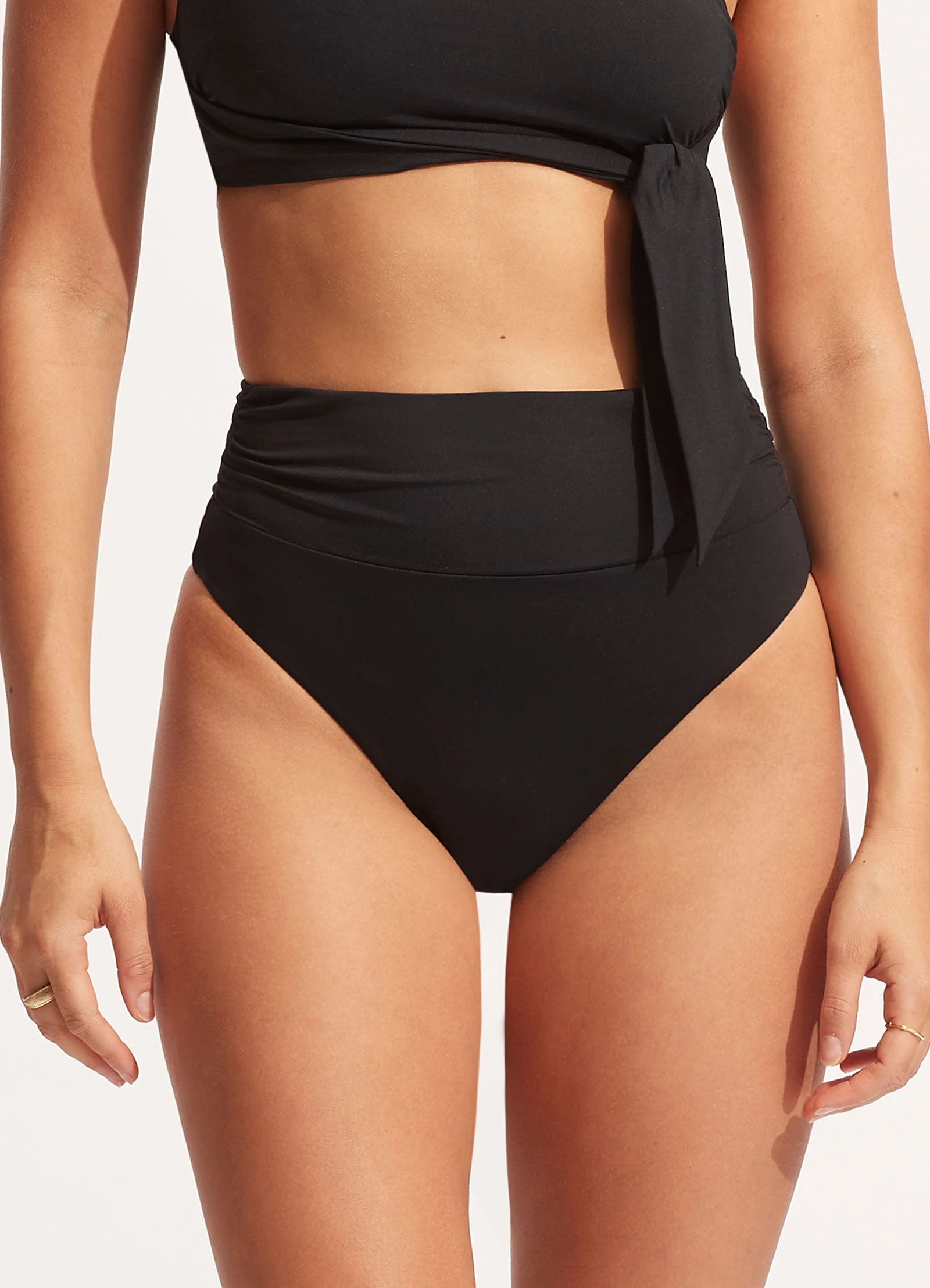 Seafolly Collective High Cut Rio - Black 5 Seafolly Collective High Cut Rio - Black - Image 3