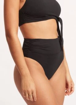 Seafolly Collective High Cut Rio - Black 10 Seafolly Collective High Cut Rio - Black -Outlet Seafolly Store 40665 942 Black 6