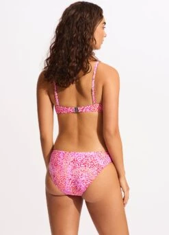 Sea Skin Trim Side Hipster Bikini Bottom - Fuchsia Rose 10 Sea Skin Trim Side Hipster Bikini Bottom - Fuchsia Rose -Outlet Seafolly Store 40667 064 FuchsiaRos 6