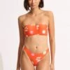 La Palma High Cut Bikini Bottom - Tamarillo 1 La Palma High Cut Bikini Bottom - Tamarillo -Outlet Seafolly Store 40682 075 Tamarillo 3