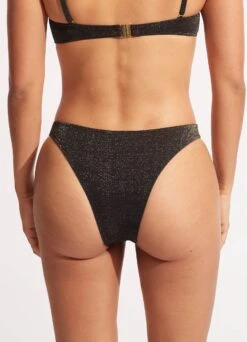 Poolside High Cut Rio - Sepia 12 Poolside High Cut Rio - Sepia -Outlet Seafolly Store 40682 959 Sepia 5