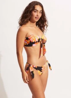 Palm Springs Tie-Side Pant - Black -Outlet Seafolly Store 40683 703 Black 5