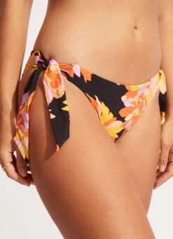 Palm Springs Tie-Side Pant - Black -Outlet Seafolly Store 40683 703 Black 7