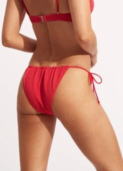 Sea Dive DrawstringTie Side Rio Pant - Chilli Red -Outlet Seafolly Store 40687 861 Chilli 20Red 6