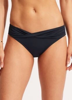 Seafolly Collective Twist Band Hipster - True Navy -Outlet Seafolly Store 44320 942 True 20Navy 3