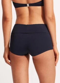 Seafolly Collective Roll Top Boyleg - True Navy 12 Seafolly Collective Roll Top Boyleg - True Navy -Outlet Seafolly Store 44399 942 True 20Navy 5