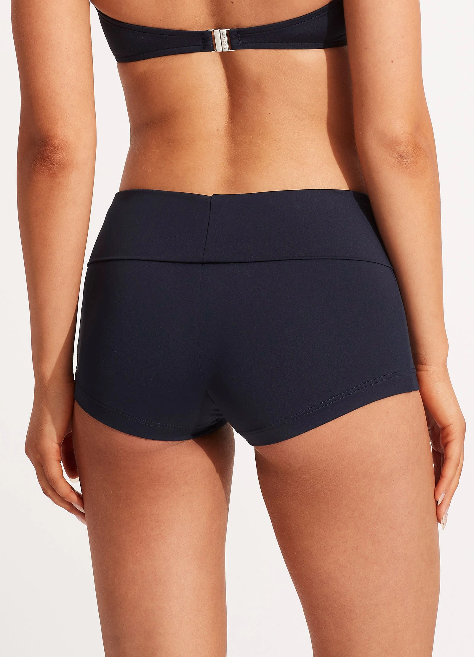 Seafolly Collective Roll Top Boyleg - True Navy 7 Seafolly Collective Roll Top Boyleg - True Navy - Image 5