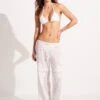 Embroidered Pant - White -Outlet Seafolly Store 52833 PA White 3
