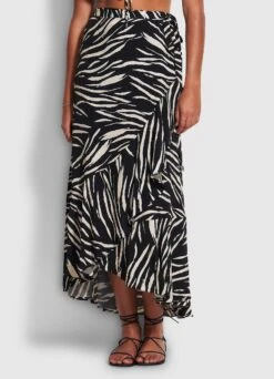 Skin Deep Wrap Skirt - Black