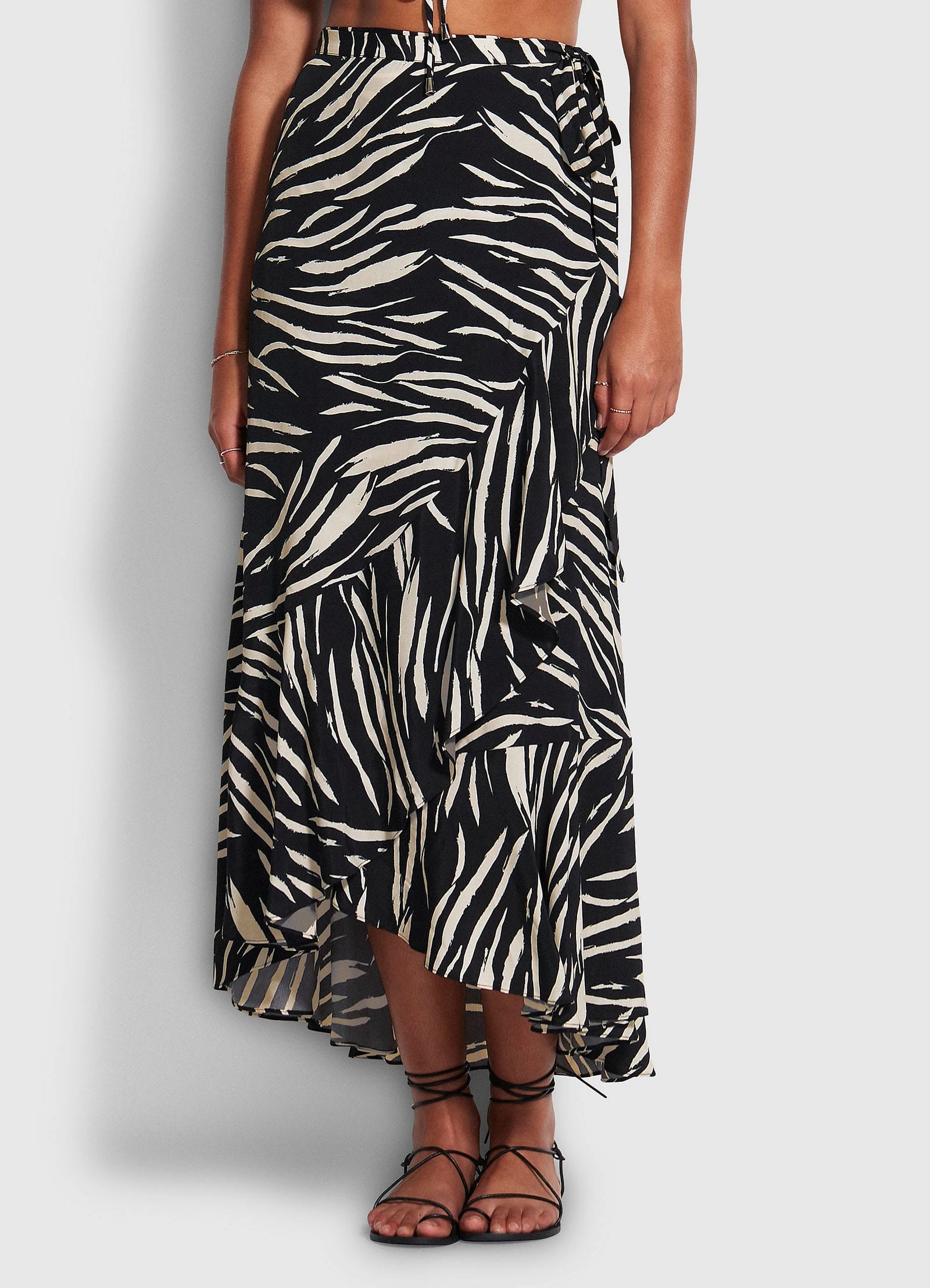 Skin Deep Wrap Skirt - Black 3 Skin Deep Wrap Skirt - Black