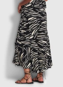 Skin Deep Wrap Skirt - Black 9 Skin Deep Wrap Skirt - Black -Outlet Seafolly Store 54631 SK Black 5