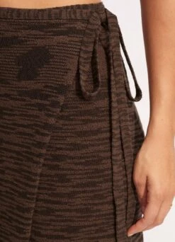 Daybreak Knit Skirt - Chocolate -Outlet Seafolly Store 54699 KN Chocolate 6