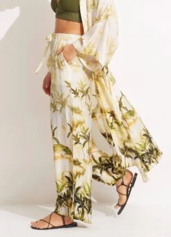 Palms Pant - Olive 12 Palms Pant - Olive -Outlet Seafolly Store 54711 PA Olive 4