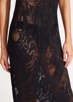 Islands Cover Up - Black 12 Islands Cover Up - Black -Outlet Seafolly Store 54749 CU Black 5