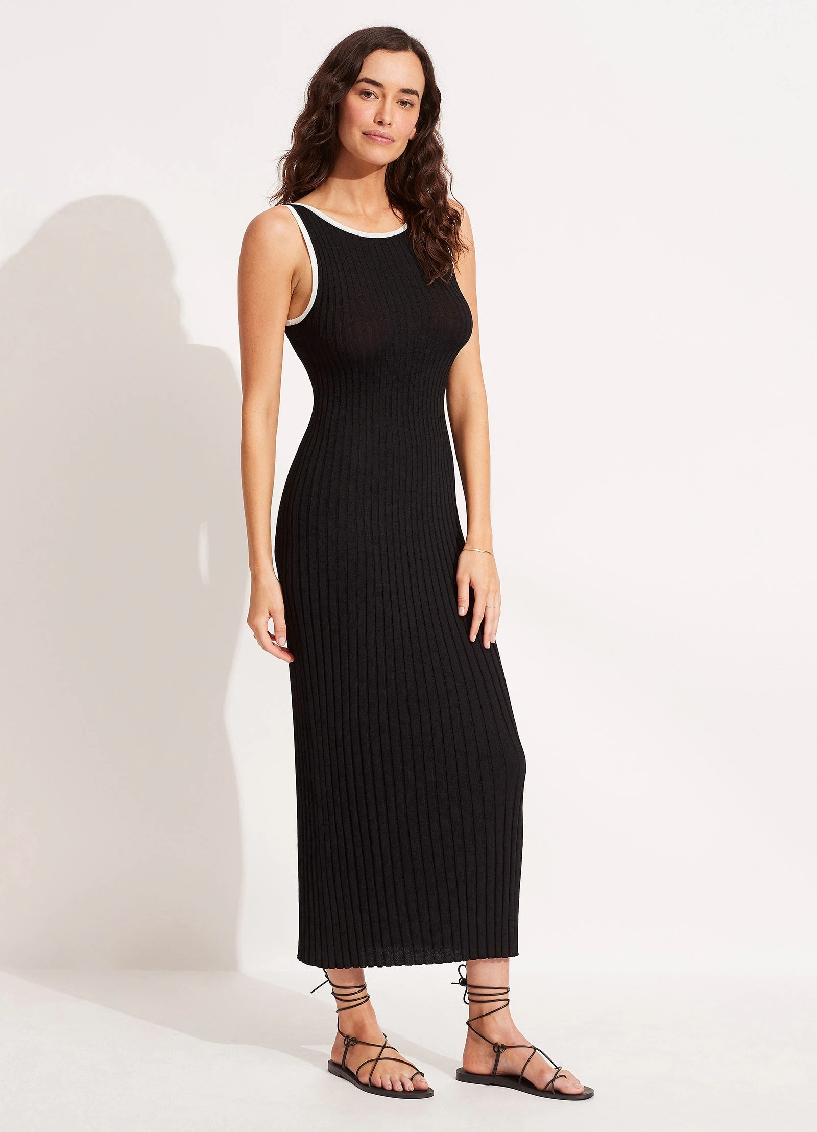 Coral Knit Dress - Black 5 Coral Knit Dress - Black - Image 3