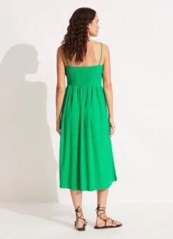 Terry Midi Dress - Green -Outlet Seafolly Store 54791 DR Green 5