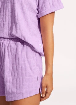 Capri Terry Short - Wild Rose 11 Capri Terry Short - Wild Rose -Outlet Seafolly Store 54839 SH WildRose 5