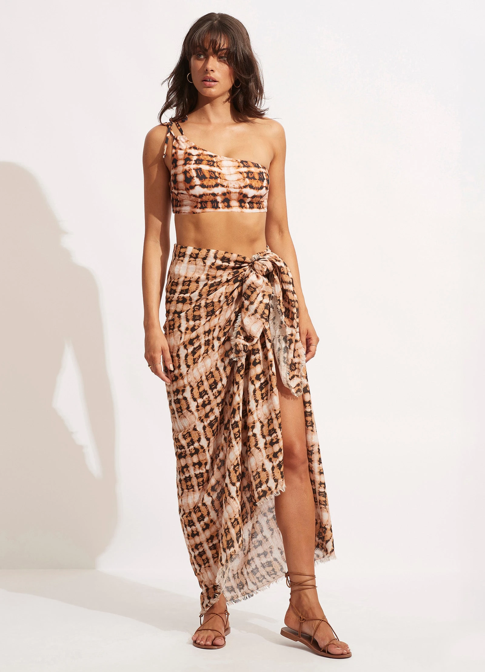 High Tide Pareo - Copper Tan 4 High Tide Pareo - Copper Tan - Image 2