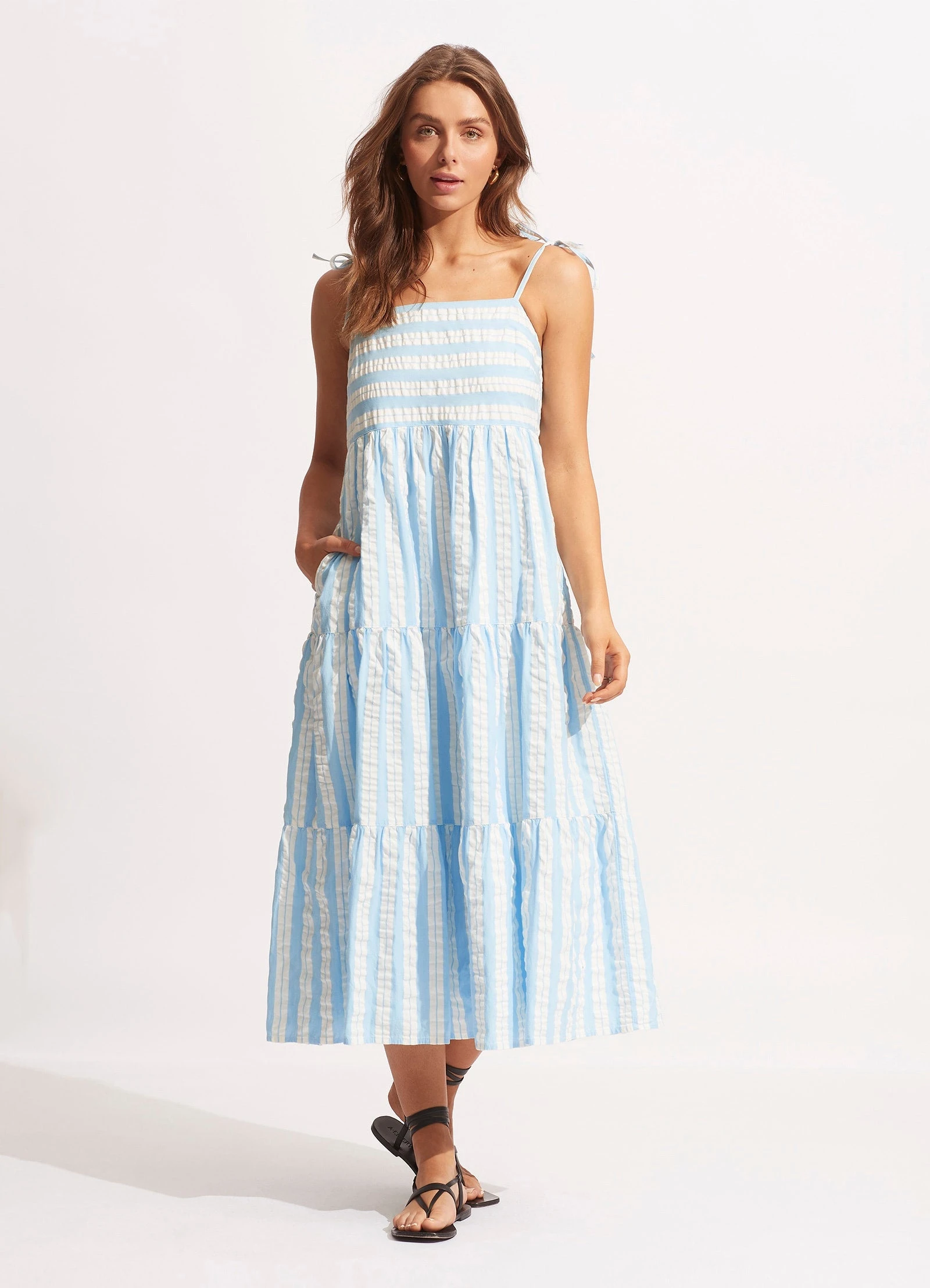 Cabana Tier Maxi - Powder Blue 3 Cabana Tier Maxi - Powder Blue