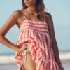Cabana Mini Dress - Sun Kissed Coral -Outlet Seafolly Store 54860 DR SunKisdCrl 1