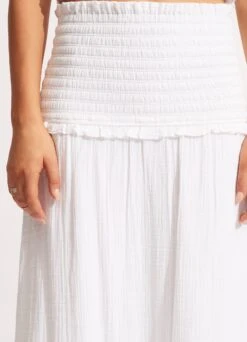 Caspian Strapless Dress/Skirt - White -Outlet Seafolly Store 54880 DR White 7