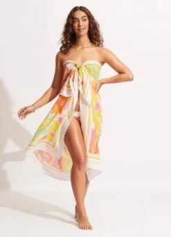 Palm Spring Pareo - Lime Light -Outlet Seafolly Store 54899 SG Limelight 8