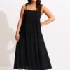 Gia Scallop Midi - Black 2 Gia Scallop Midi - Black -Outlet Seafolly Store 54917 DR Black 2