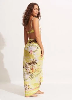 Coast To Coast Pareo - Wild Lime -Outlet Seafolly Store 54920 SG Wild 20Lime 5