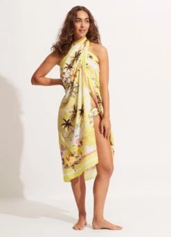 Coast To Coast Pareo - Wild Lime -Outlet Seafolly Store 54920 SG Wild 20Lime 7