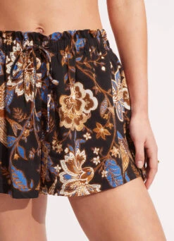 Silk Road Beach Short - Black 11 Silk Road Beach Short - Black -Outlet Seafolly Store 54938 SH Black 7