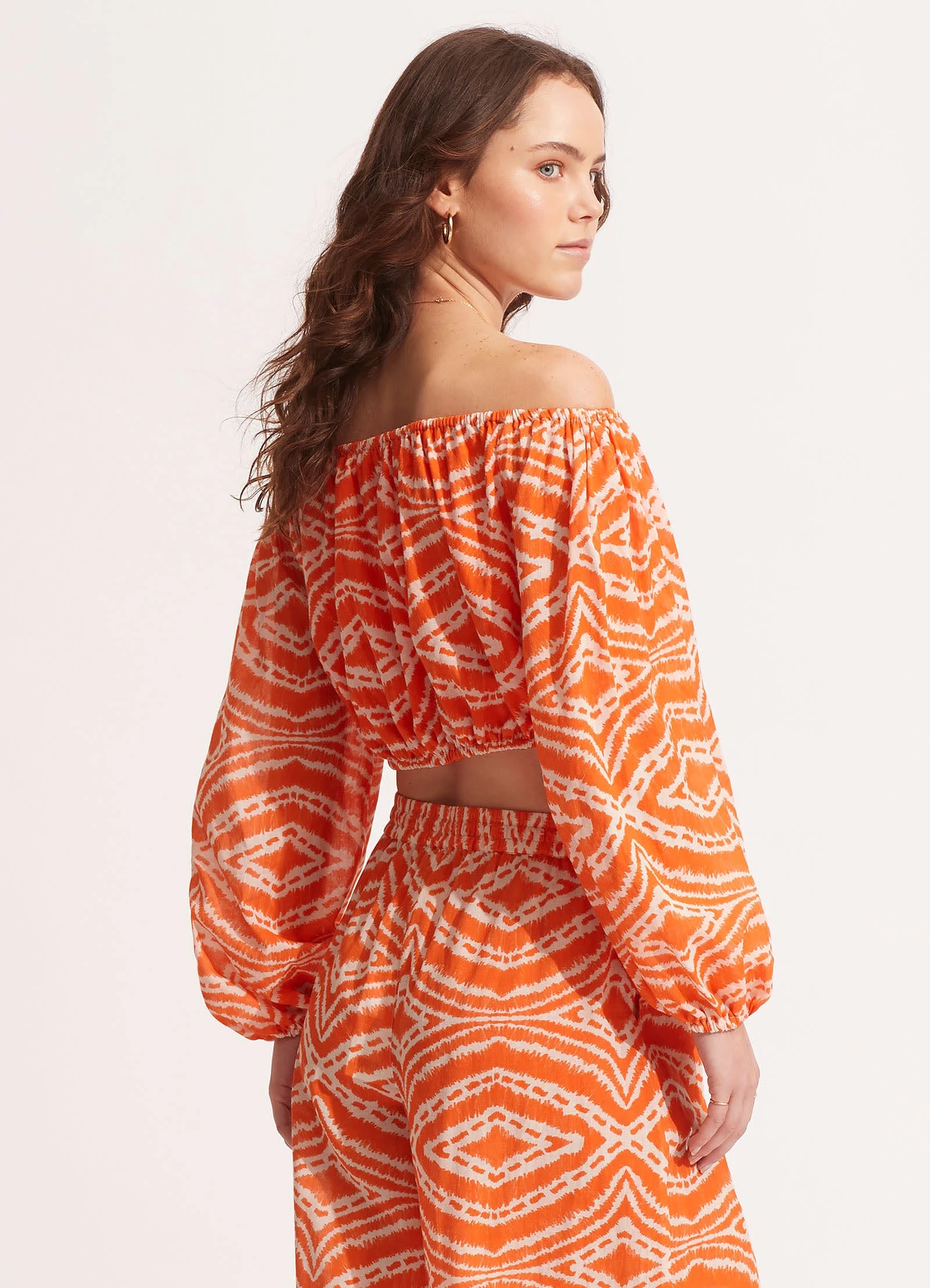 Zanzibar Crop Top - Mandarin 7 Zanzibar Crop Top - Mandarin - Image 5