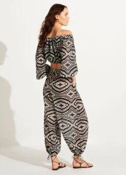 Zanzibar Harem Pant - Black 10 Zanzibar Harem Pant - Black -Outlet Seafolly Store 54954 PA Black 6