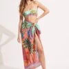 On Vacation Sarong - Azure 2 On Vacation Sarong - Azure -Outlet Seafolly Store 54968 SG Azure 3