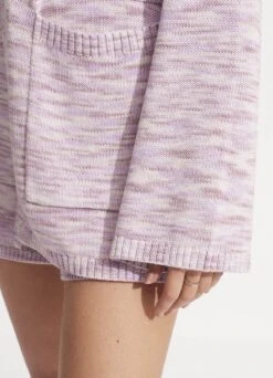 Marl Knit Cardigan - Lilac -Outlet Seafolly Store 55000 KN Lilac 6