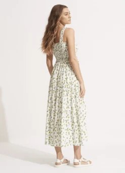 Summer Crush Midi Dress - Soft Olive -Outlet Seafolly Store 55013 DR SoftOlive 6