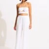 Crinkle Beach Pant - White 1 Crinkle Beach Pant - White -Outlet Seafolly Store 55064 PA White 3