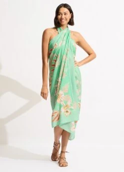 Eden Sarong - Mint -Outlet Seafolly Store 55085 SG Mint 7