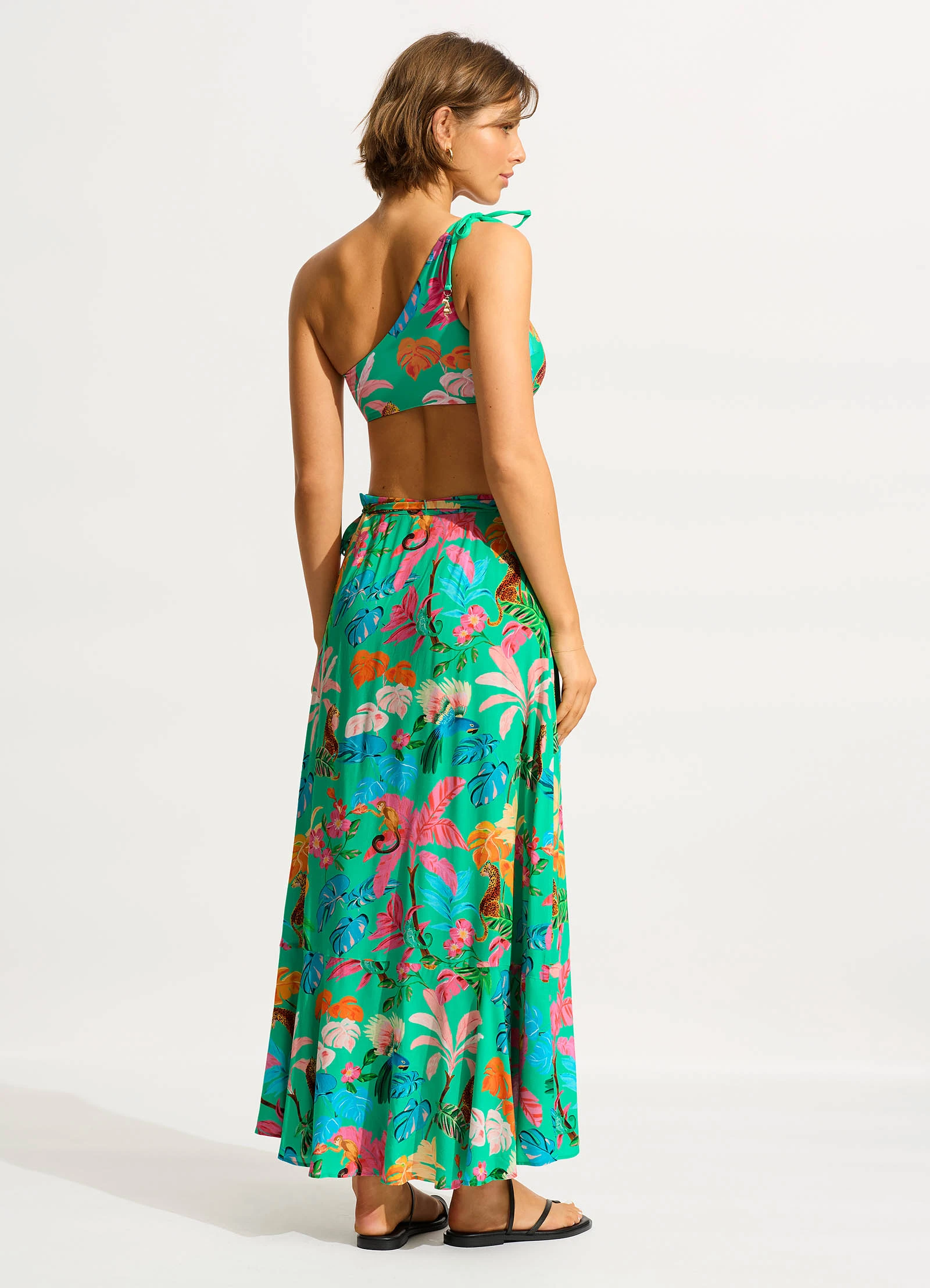 Tropica Wrap Skirt - Jade 6 Tropica Wrap Skirt - Jade - Image 4
