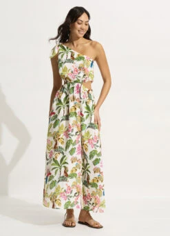 Tropica Midi Dress - Ecru