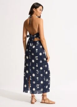 La Palma Maxi Dress - True Navy 10 La Palma Maxi Dress - True Navy -Outlet Seafolly Store 55133 DR True 20Navy 5