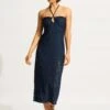 Chiara Cover Up - True Navy 1 Chiara Cover Up - True Navy -Outlet Seafolly Store 55142 CU True 20Navy 3