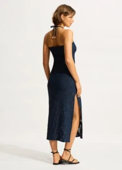 Chiara Cover Up - True Navy -Outlet Seafolly Store 55142 CU True 20Navy 5