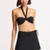 Seafolly Collective A-Line Skirt - Black 2 Seafolly Collective A-Line Skirt - Black -Outlet Seafolly Store 60281 942 Black 3