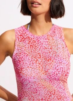 Sea Skin Mesh Tank Top - Fuchsia Rose 7 Sea Skin Mesh Tank Top - Fuchsia Rose -Outlet Seafolly Store 60286 064 FuchsiaRos 7
