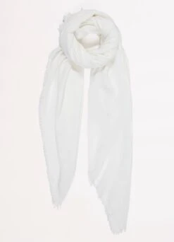 Textured Cotton Beach Wrap - White -Outlet Seafolly Store 71830 White 9
